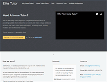 Tablet Screenshot of findhometutor.sg